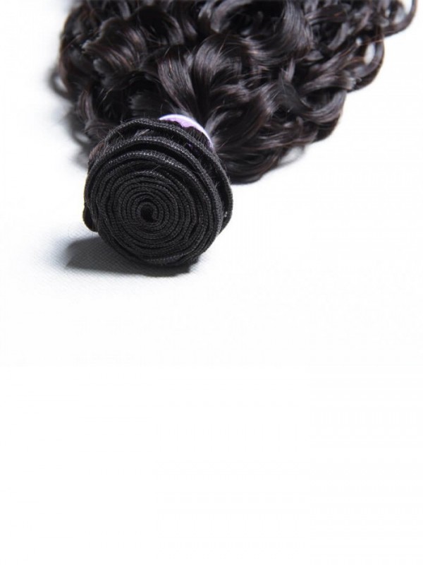 Indian Water Wave 100% Virgin Human Hair 3 Bundles