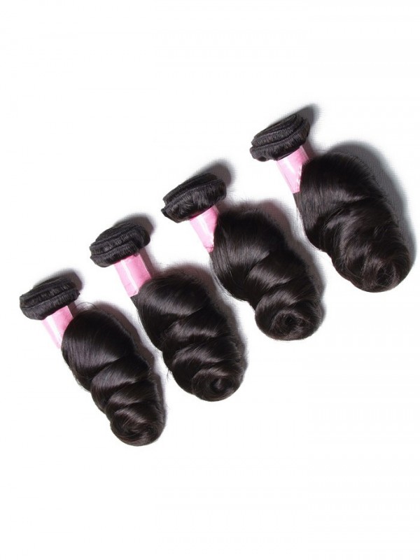 Peruvian Loose Wave Virgin Hair Weft 4pcs/pack