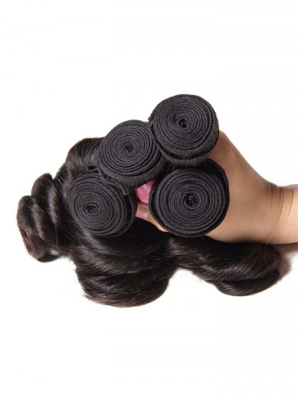 Peruvian Loose Wave Virgin Hair Weft 4pcs/pack