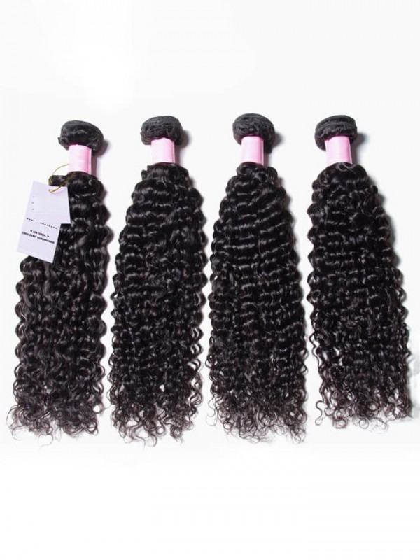 Malaysian Jerry Curly Human Virgin Hair 4 Bundles