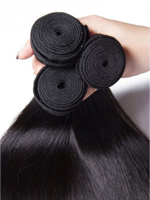 3pcs/pack Malaysian Straight Virgin Human Hair Weaves