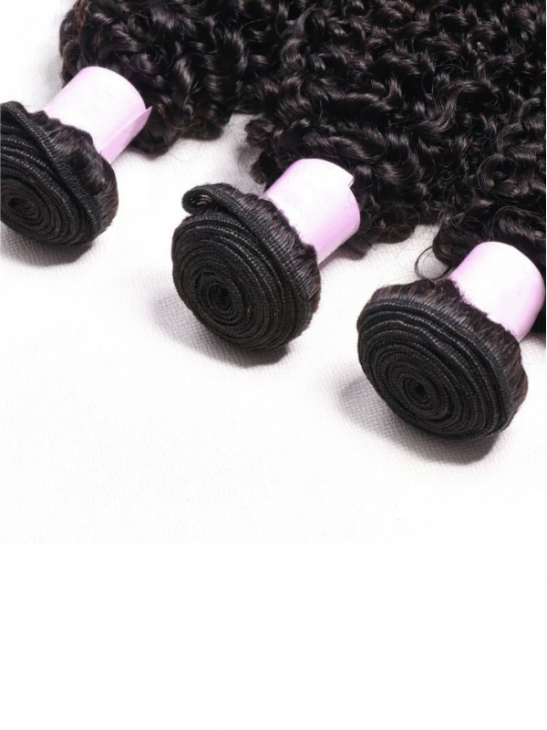 100% Virgin Human Hair Kinky Curly Hair 3 Bundles