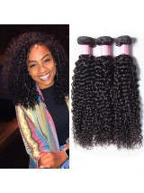 3pcs/pack Indian Jerry Curly Human Hair Extensions