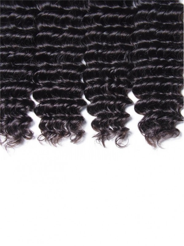 Unprocessed Indian Deep Wave Virgn Hair 4 Pcs/pack Products