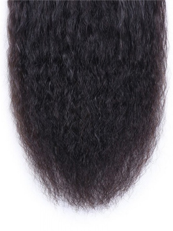 1Bundle Virgin Human Hair Kinky Straight Bundles