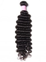 1 Pieces Deep Wave Human Virgin Hair Weaving