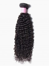 1 Piece Jerry Curly Human Virgin Hair Weaving