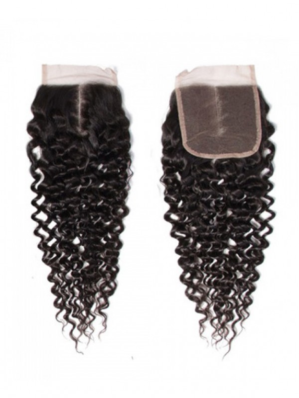 Jerry Curly Human Hair Lace Closure