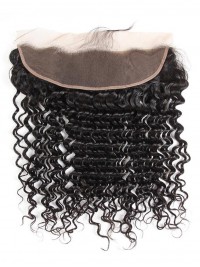 Deep Wave 13*4 Lace Frontal Peruvian Virgin Hair