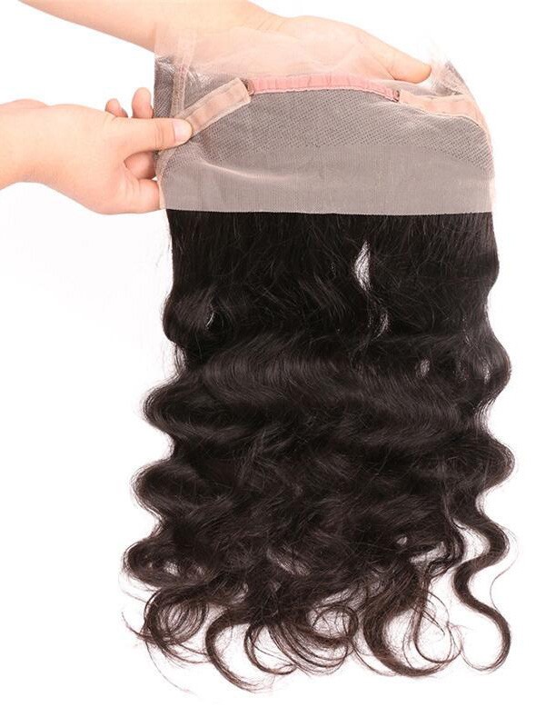 Brazilian Body Wave Virgin Hair 1pc 360 Lace Frontal