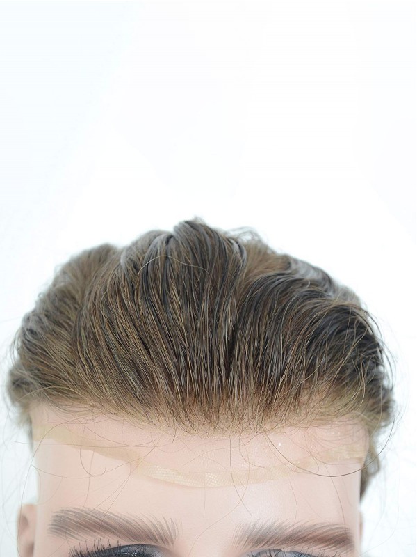 8" x 10" Human hair Toupee For Men