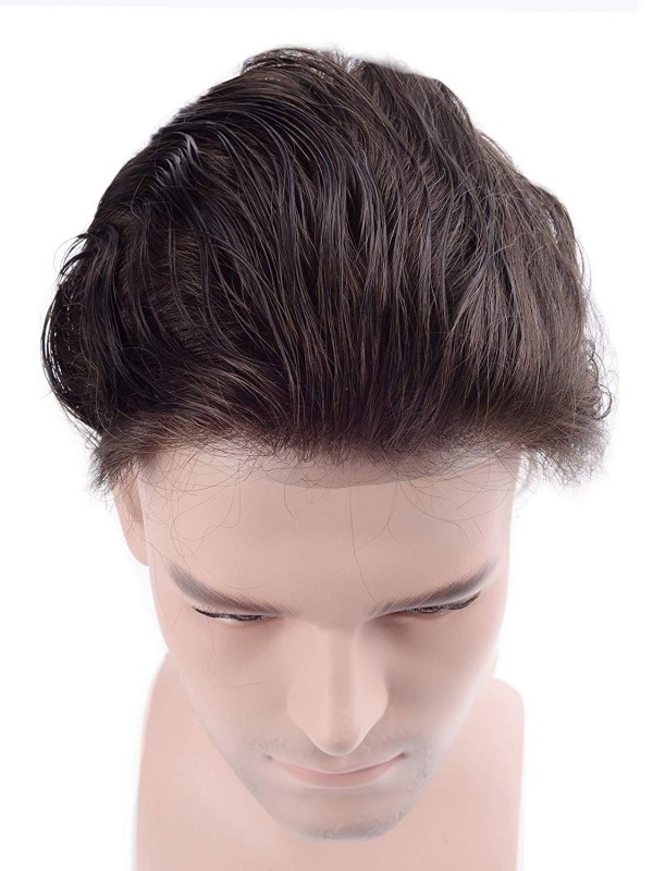 8" x 10" Men's Toupee Human Hair Pieces
