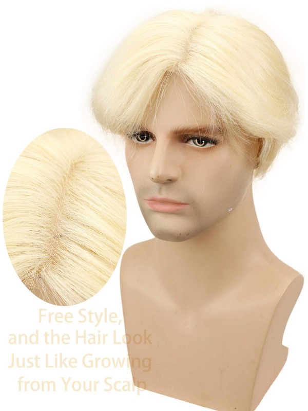 8" x 10" Full Lace Men’s Toupee European Real Human Hair