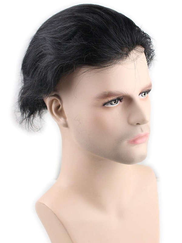 8" x 10" Men's Toupee Human Hair Hairpieces for Men