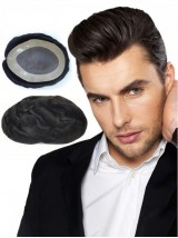 8" x 10" Wave Men's Human Hair Pieces