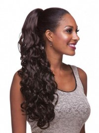 Long Caught Folder Loose Wave Synthetic Ponytail