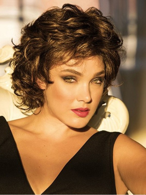 Short Curly Capless Synthetic Wigs